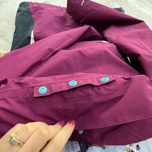 The North Face Shell HyVent Purple Jacket Coat Size XL Xlarge 18 - Picture 4 of 11